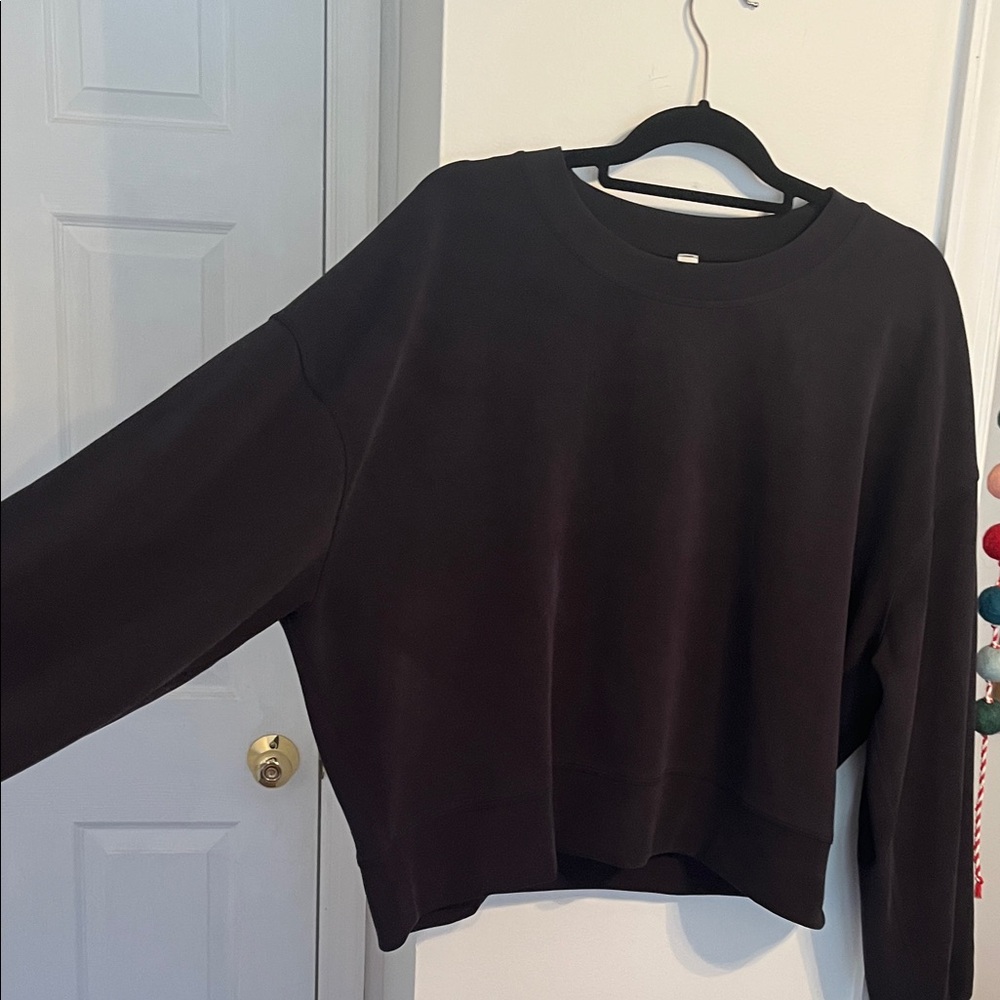 lululemon athletica Black Sweatshirt